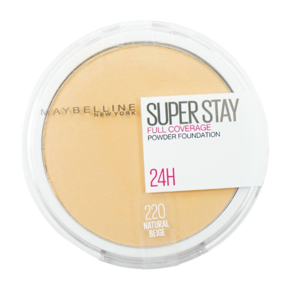 MAYBELLINE SUPERSTAY 24H FULL COVERAGE PWD 220 NATURAL BEIGE | Best Price in Pakistan original skincare product Pakistan