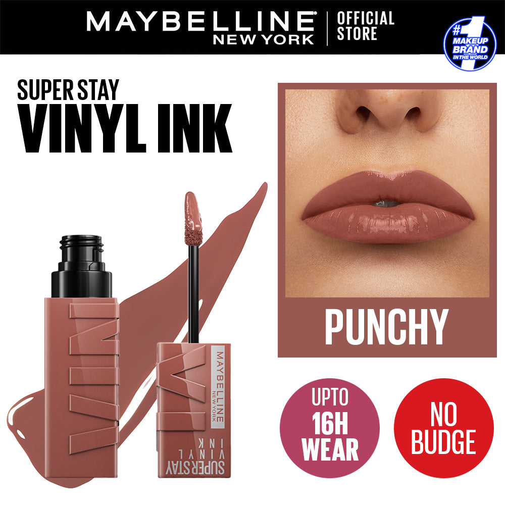 Maybelline | Superstay Vinyl Ink Lipstick | Punchy | Best Price in Pakistan original skincare product Pakistan
