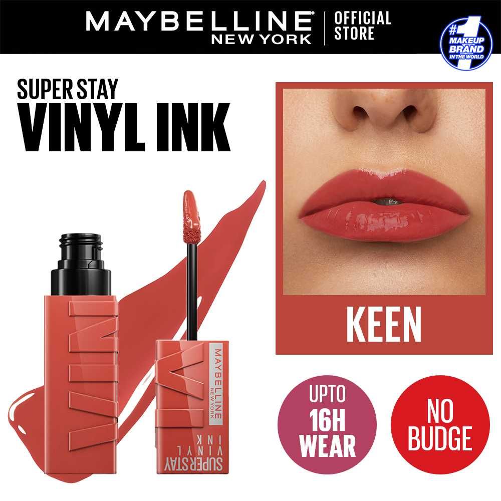 Maybelline | Superstay Vinyl Ink Lipstick | Keen | Best Price in Pakistan original skincare product Pakistan