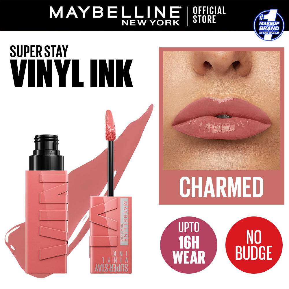 Maybelline | Superstay Vinyl Ink Lipstick | Charmed | Best Price in Pakistan original skincare product Pakistan