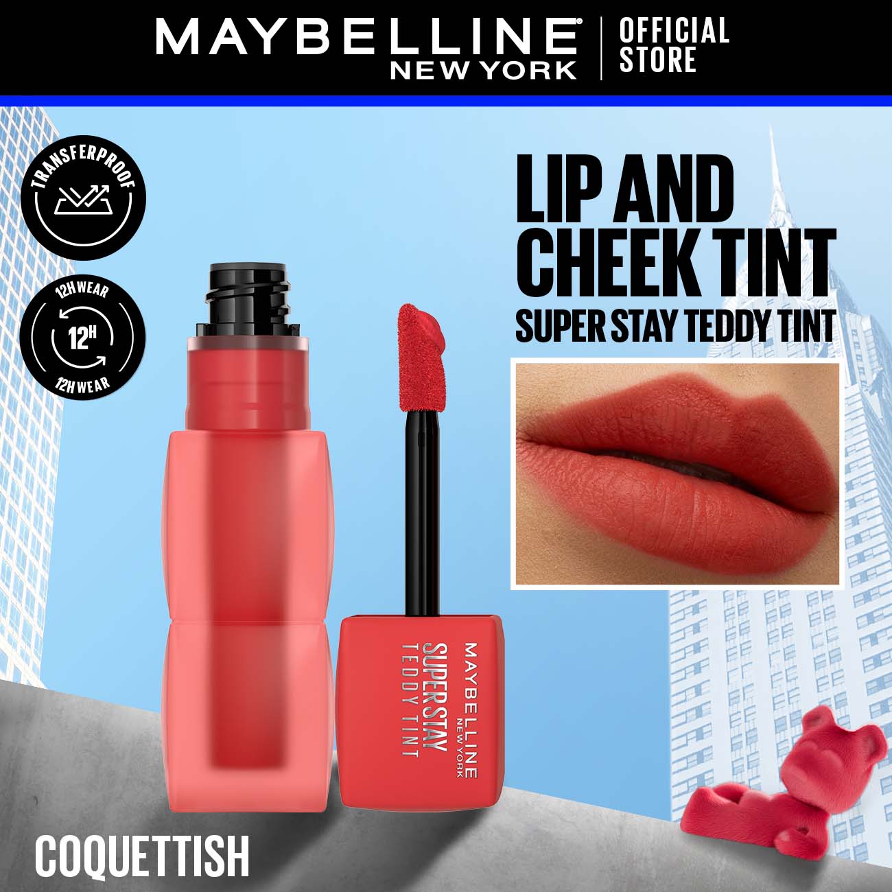 Maybelline | New York Superstay Teddy Tint | 30 Coquettish | Best Price in Pakistan original skincare product Pakistan
