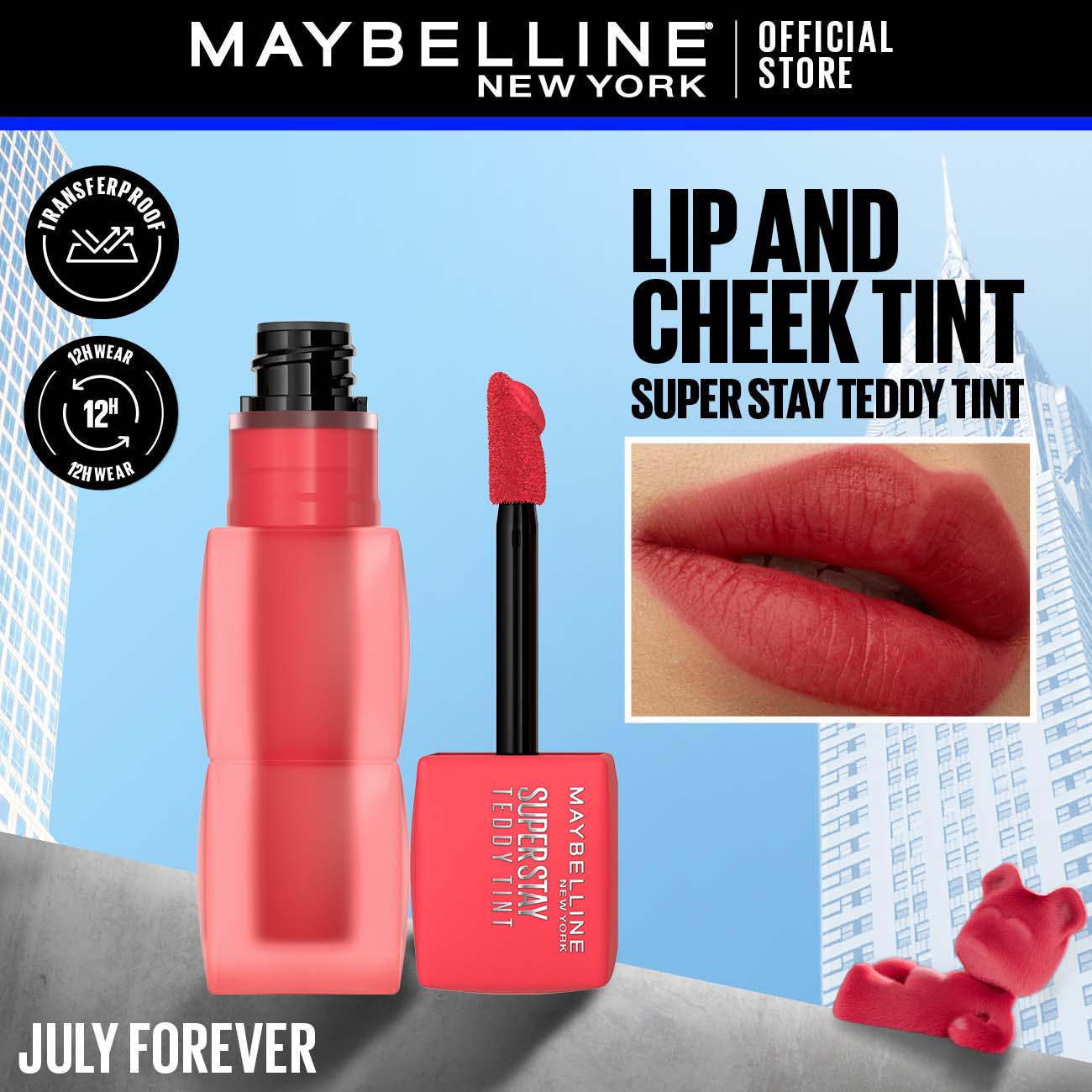 Maybelline | New York Superstay Teddy Tint | 35 July Forever | Best Price in Pakistan original skincare product Pakistan