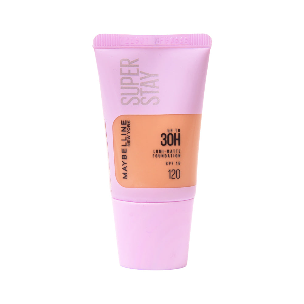 MAYBELLINE SUPERSTAY LUMI MATTE FOUNDATION 120 TUBE18ML AS X | Best Price in Pakistan original skincare product Pakistan مرکزی تصویر