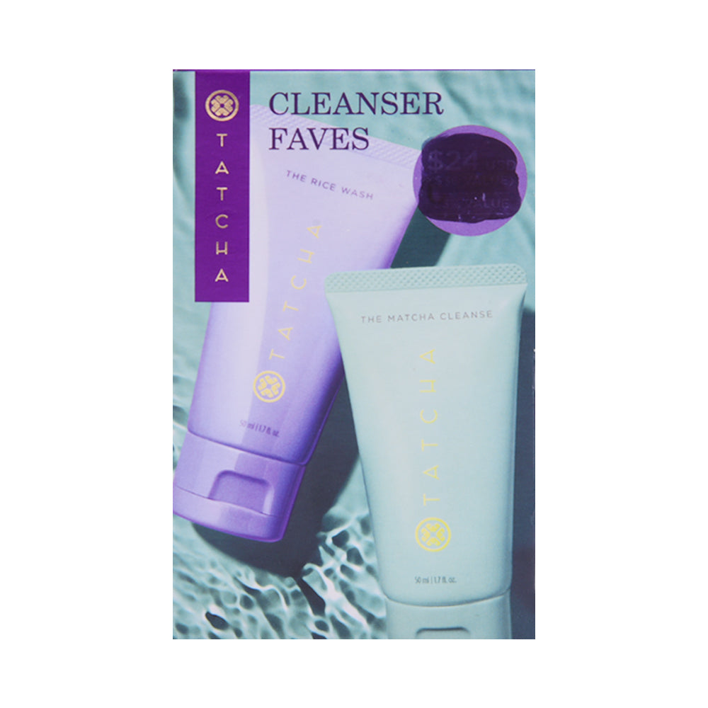 TATCHA CLEANSER FAVES 2PC SET | Best Price in Pakistan original skincare product Pakistan Main image