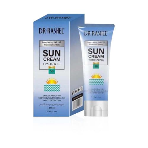 Dr.Rashel Sun Cream Hydrate Spf50+++ 60G | Best Price in Pakistan original skincare product Pakistan Main image