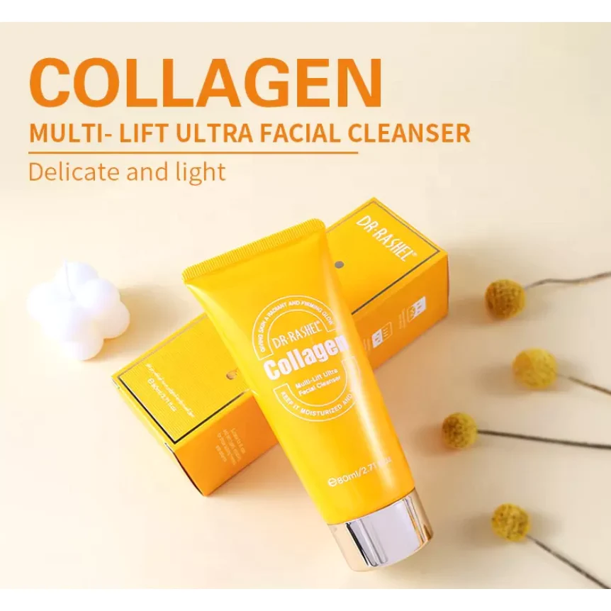 Dr.Rashel Collagen Facial Cleanser 80Ml | Best Price in Pakistan original skincare product Pakistan مرکزی تصویر