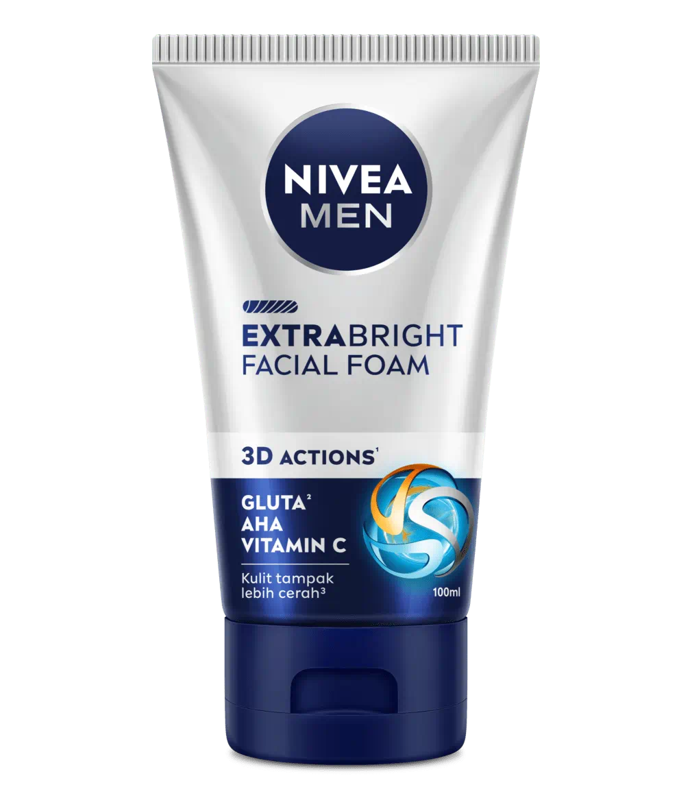 Nivea | Men Foam Extra White Dark Spot Minimizer | 100Ml | Best Price in Pakistan original skincare product Pakistan مرکزی تصویر