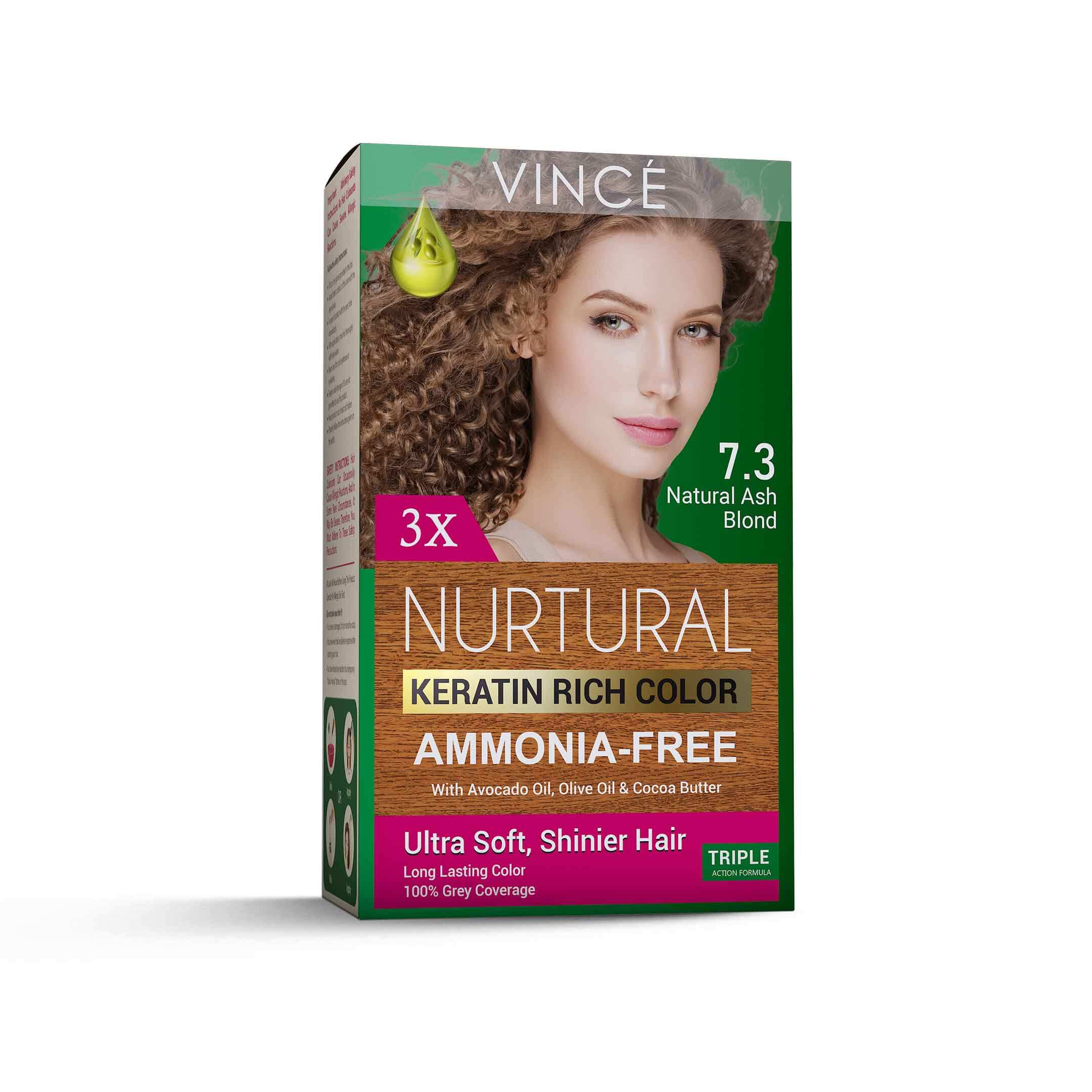 Vince | 7.3 | Natural Ash Blond | Nurtural Women Hair Color | Best Price in Pakistan original skincare product Pakistan Main image