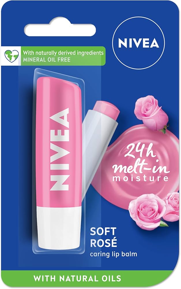 Nivea Soft Rose Lip Care 4.8g | Best Price in Pakistan original skincare product Pakistan Main image