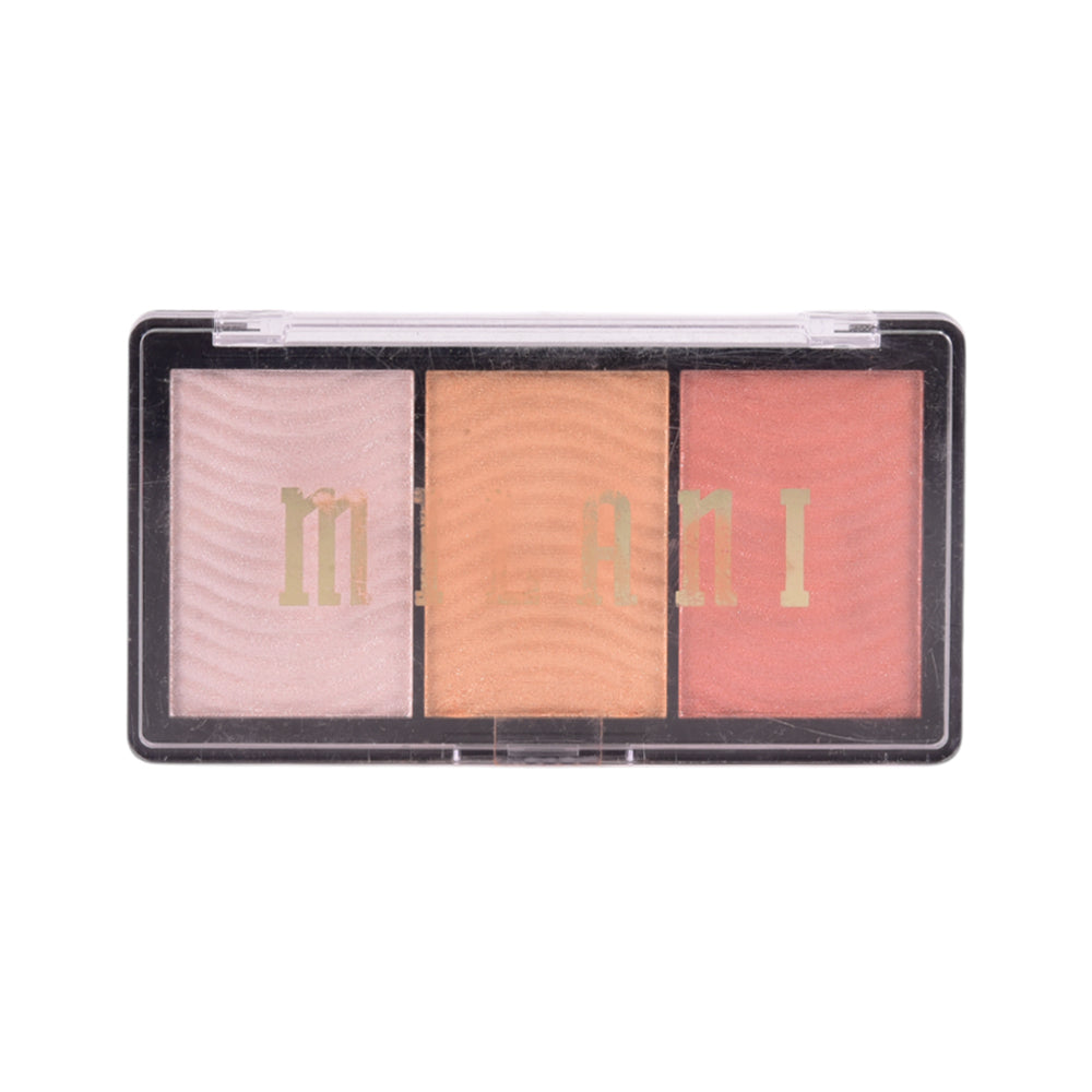 MILANI 03 ROSE GLOW STELLAR LIGHTS HIGHLIGHTER PALETTE 12 GM | Best Price in Pakistan original skincare product Pakistan
