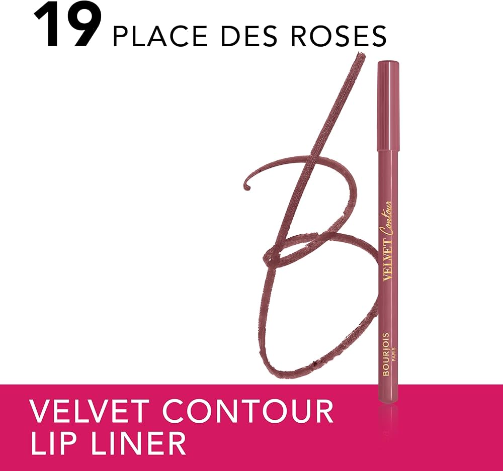 Bourjois | Velvet Contour Lip Liner | 19 Place Des Roses | Best Price in Pakistan original skincare product Pakistan مرکزی تصویر