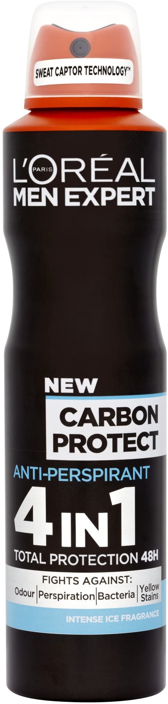 L'Oreal Men Expert 4In1 A/P Deodorant Spray Carbon Protect  250Ml | Best Price in Pakistan original skincare product Pakistan