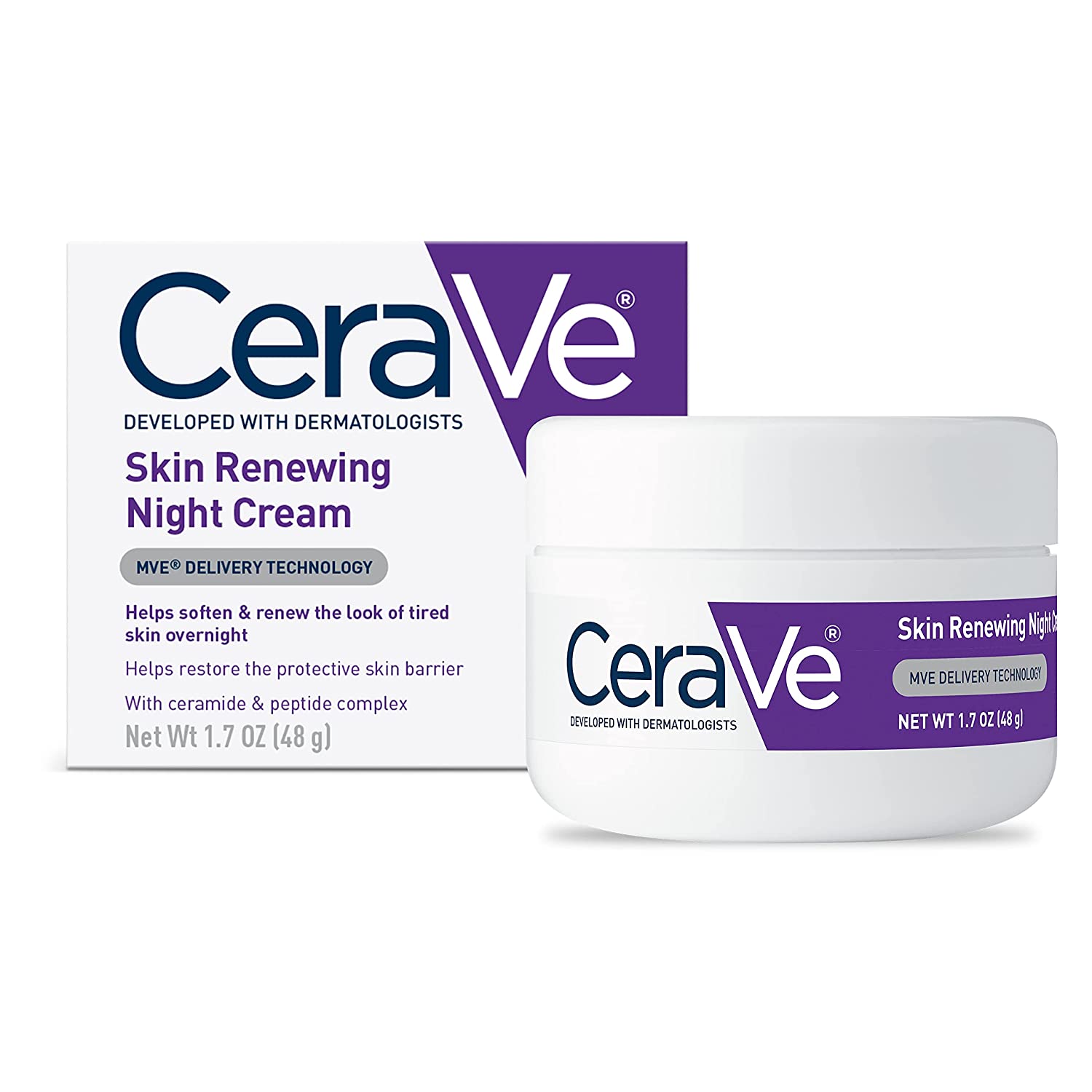 Cerave Skin Renewing Night Cream 1.7Oz/48G | Best Price in Pakistan original skincare product Pakistan