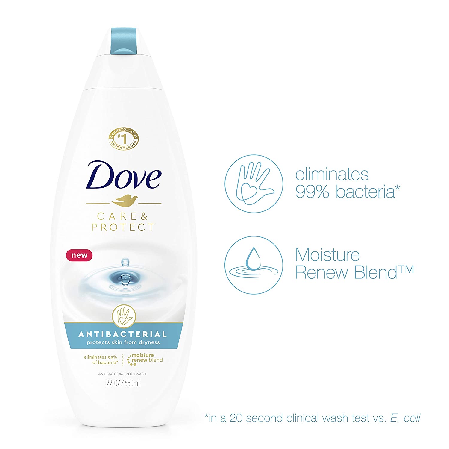 Dove Body Wash Usa Care & Protect Antibacterial Protects Skin 22Oz/650Ml | Best Price in Pakistan original skincare product Pakistan