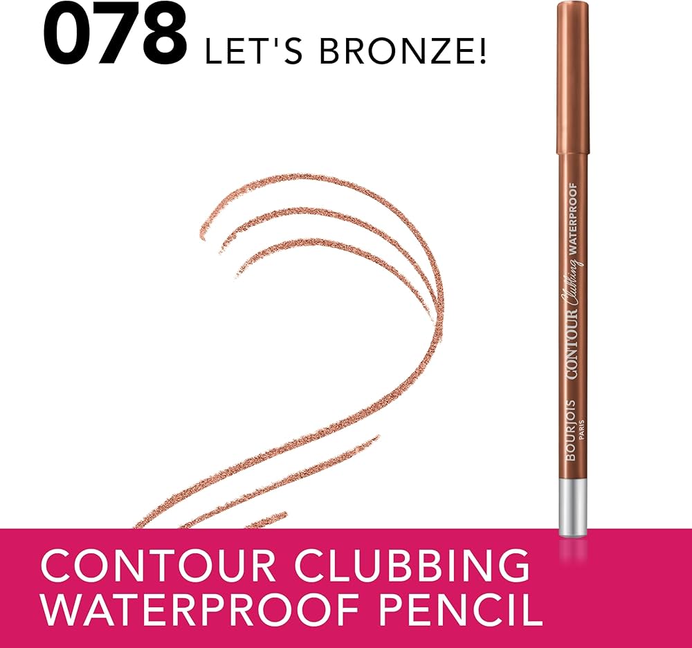 Bourjois | Contour Clubbing Waterproof Eye Pencil | 078 Let'S Bronze | Best Price in Pakistan original skincare product Pakistan