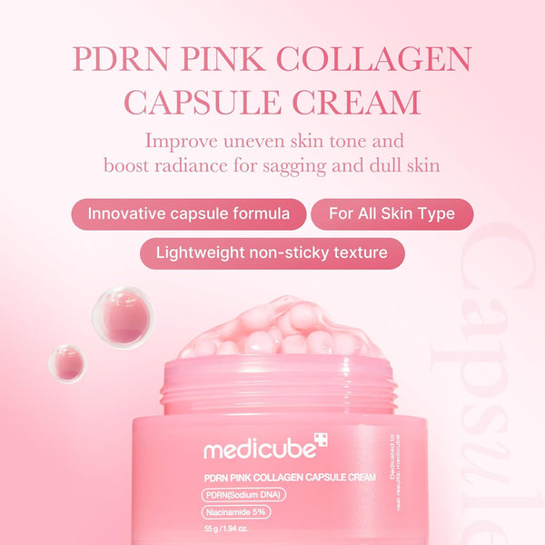 Medicube | PDRN Pink Collagen Capsule Cream 55g | Best Price in Pakistan original skincare product Pakistan