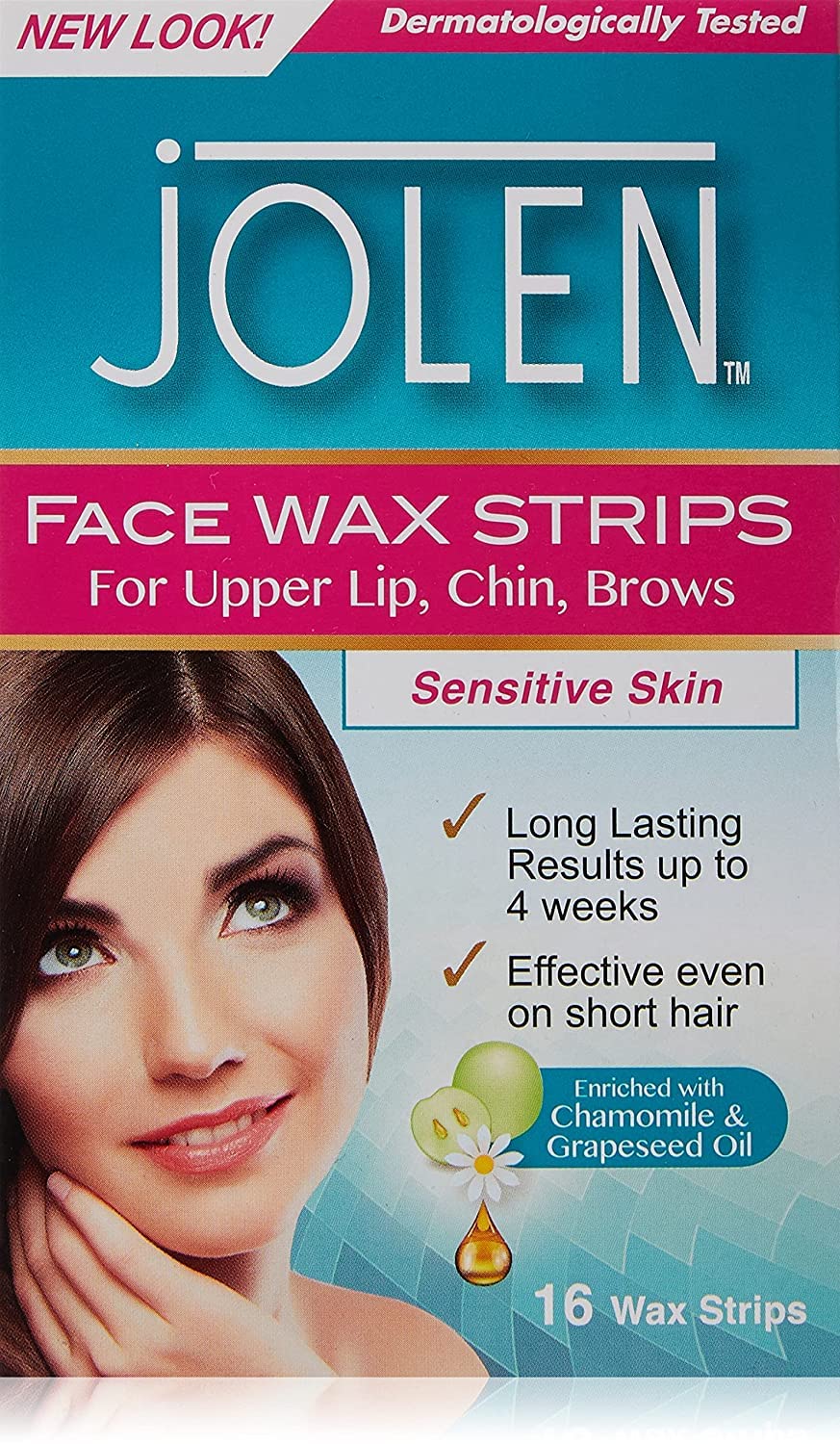 Jolen Face Wax Strips 16 | Best Price in Pakistan original skincare product Pakistan