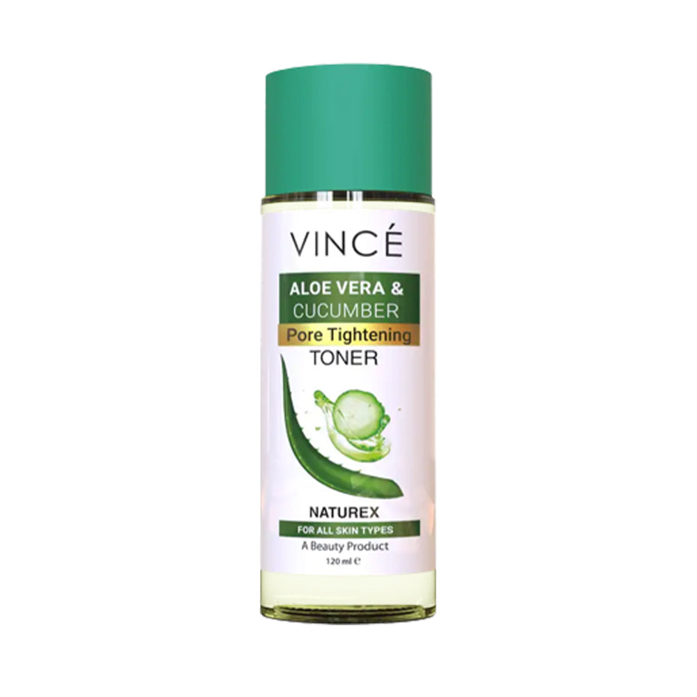 VINCE ALOE VERA & CUCUMBER PORE TIGHTENING TONER 120ML | Best Price in Pakistan original skincare product Pakistan