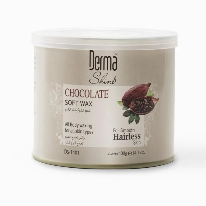 Derma Shine Chocolate Soft Wax (Creamy) Hairless Skin 400G | Best Price in Pakistan original skincare product Pakistan