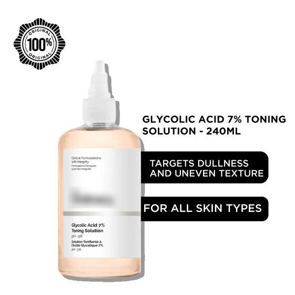 Glycolic Acid 7% Toning Solution | 240ml | Best Price in Pakistan original skincare product Pakistan