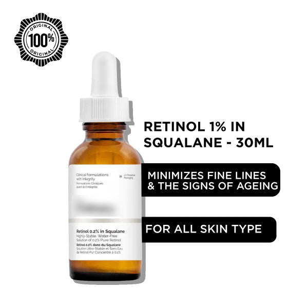 Retinol 1% in Squalane | 30ml | Best Price in Pakistan original skincare product Pakistan Main image
