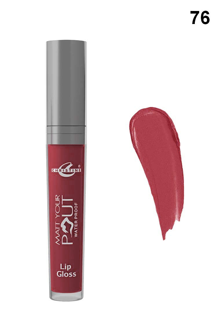 Christine Matt Lip Gloss – Shade CN-76 | Best Price in Pakistan original skincare product Pakistan مرکزی تصویر