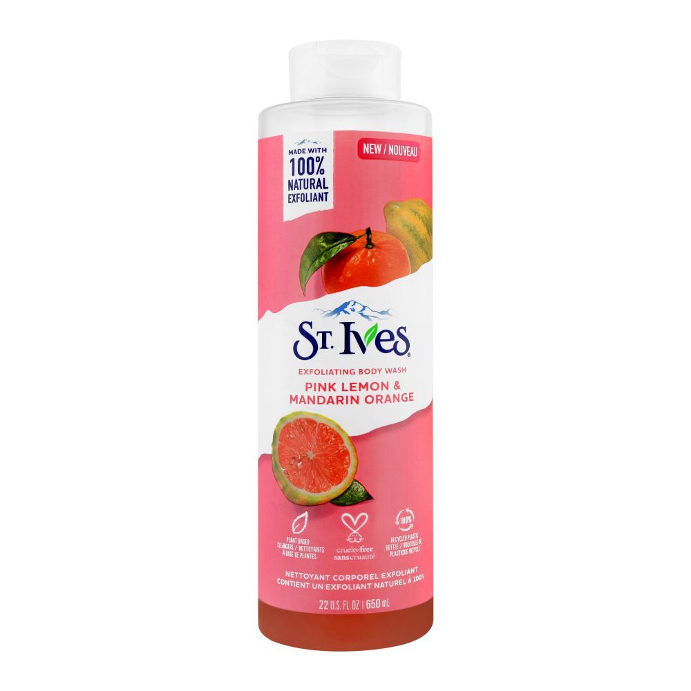 St.Ives | Pink Lemon & Mandarin Body Wash | 650ml | Best Price in Pakistan original skincare product Pakistan
