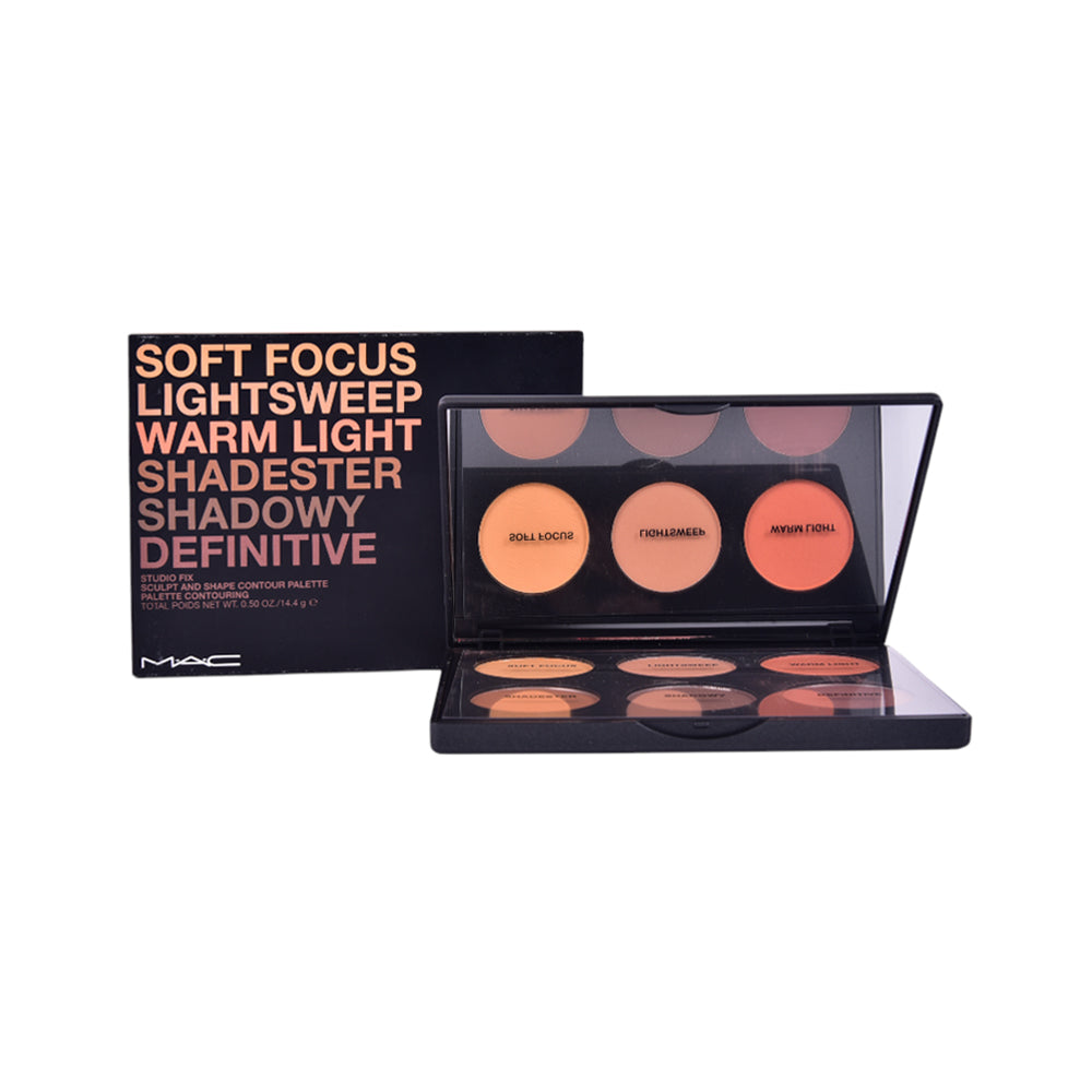 MAC SOFT FOCUS LIGHTSWEEP WARM CONTOUR PALETTE MED/DARK 14.4 | Best Price in Pakistan original skincare product Pakistan