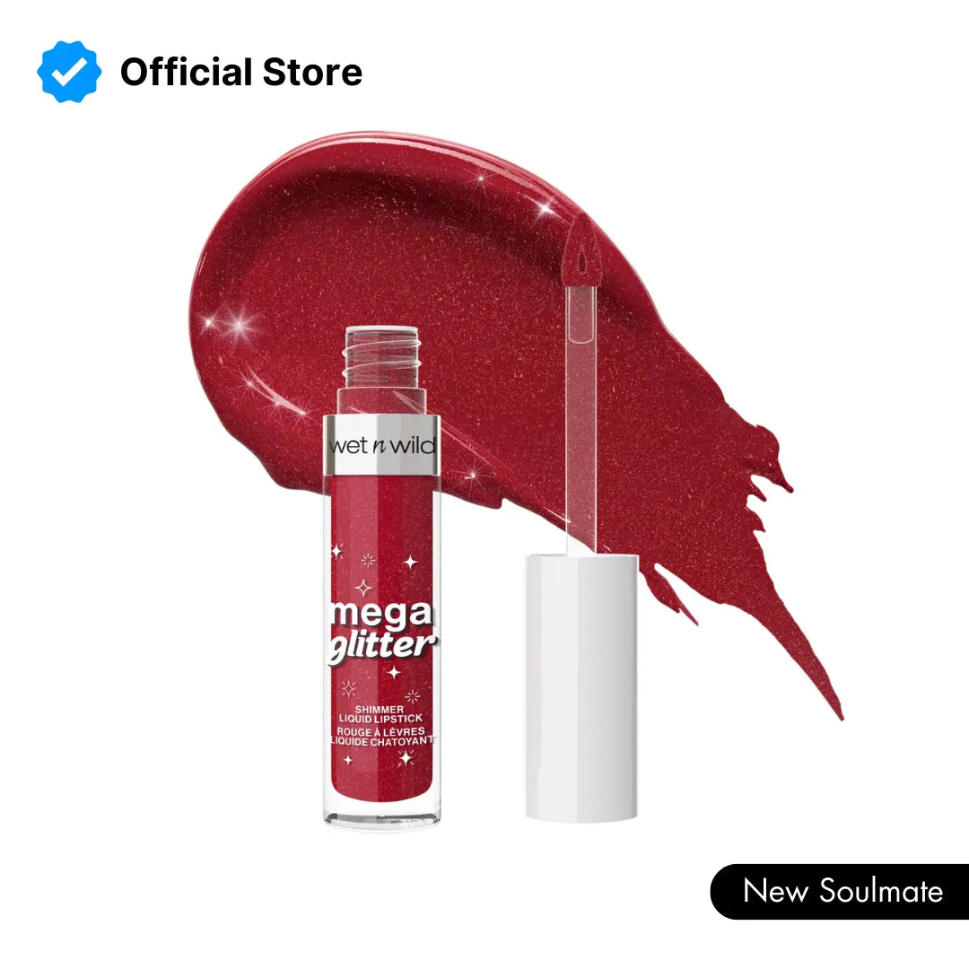 Wet n Wild Mega Glitter Shimmer Liquid Lipstick | New Soulmate | Best Price in Pakistan original skincare product Pakistan