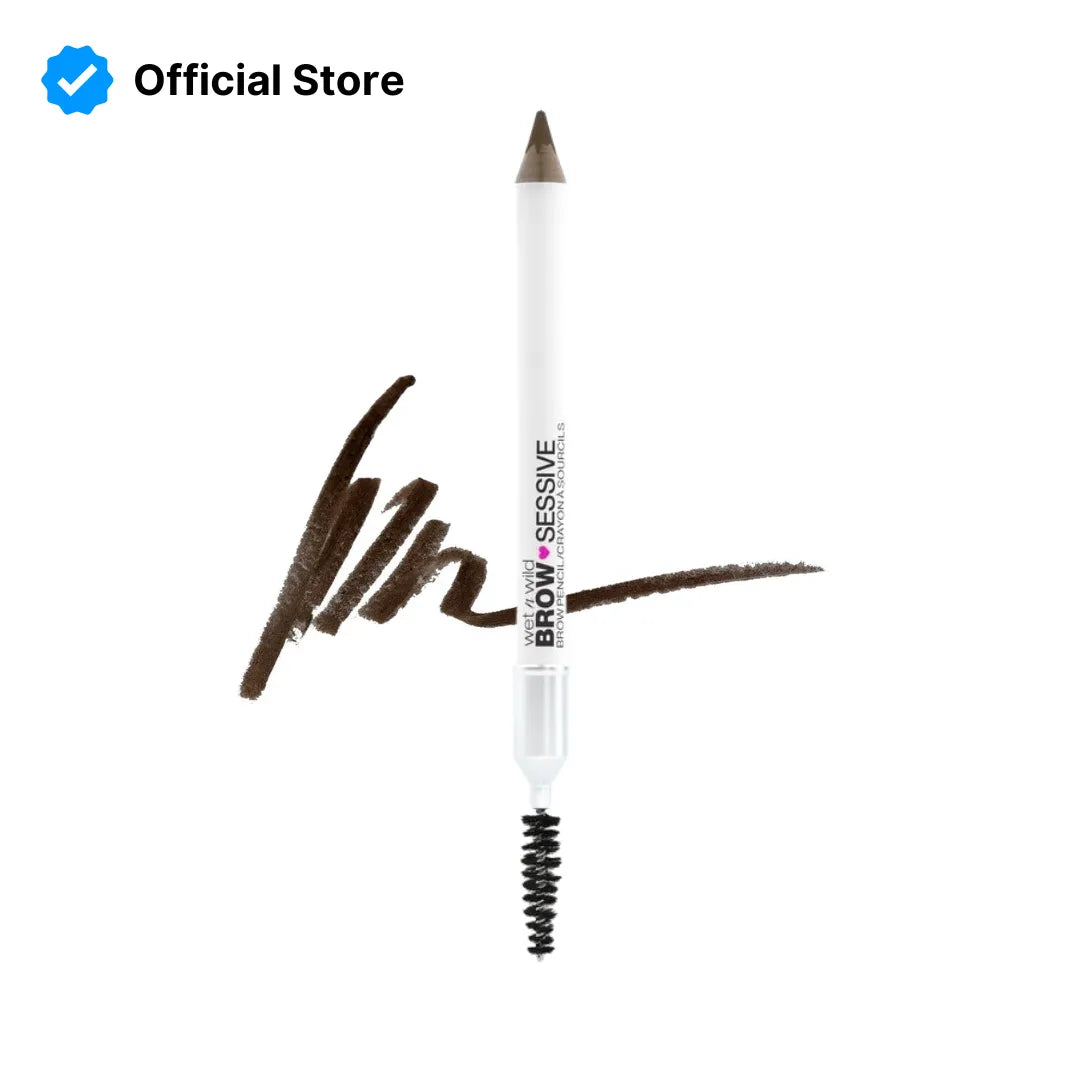 Wet n Wild Brow Sessive Brow Pencil | Dark Brown | Best Price in Pakistan original skincare product Pakistan مرکزی تصویر