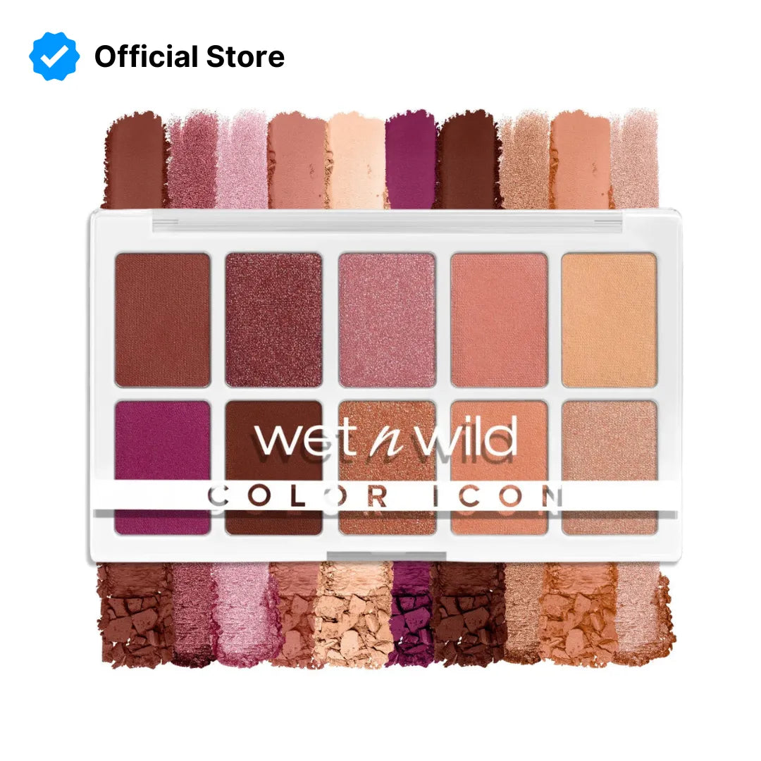 Wet n Wild Color Icon Eyeshadow 10-Pan Palette | Heart & Sol | Best Price in Pakistan original skincare product Pakistan مرکزی تصویر