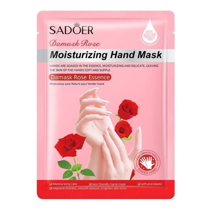 Sadoer Damask Rose Moisturizing Hand Mask 35G | 1 PC | Best Price in Pakistan original skincare product Pakistan Main image