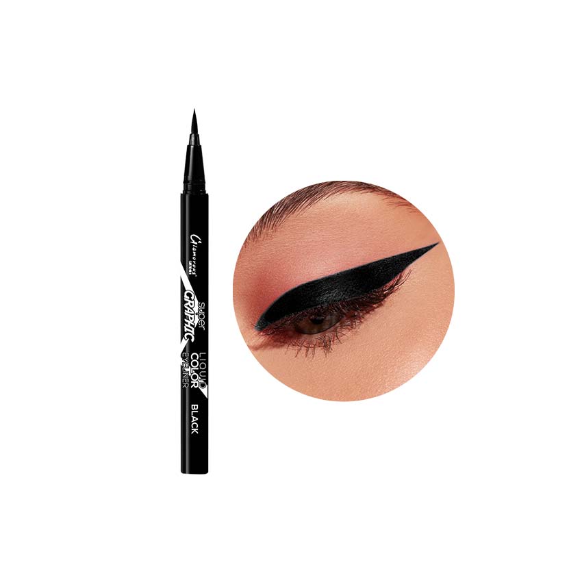 Glamorous Face | Super Graphic Liquid Color Eyeliner | Best Price in Pakistan original skincare product Pakistan مرکزی تصویر