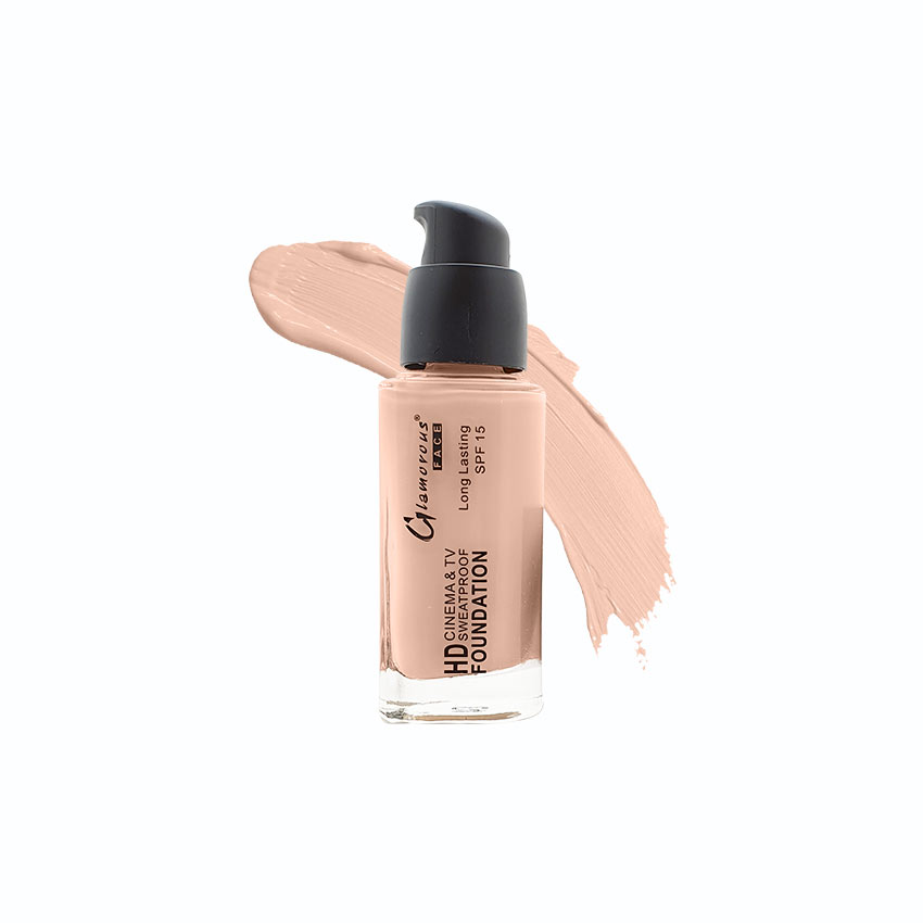Glamorous Face | HD Cinerma & TV Sweatproof Foundation SPF15 | Best Price in Pakistan original skincare product Pakistan