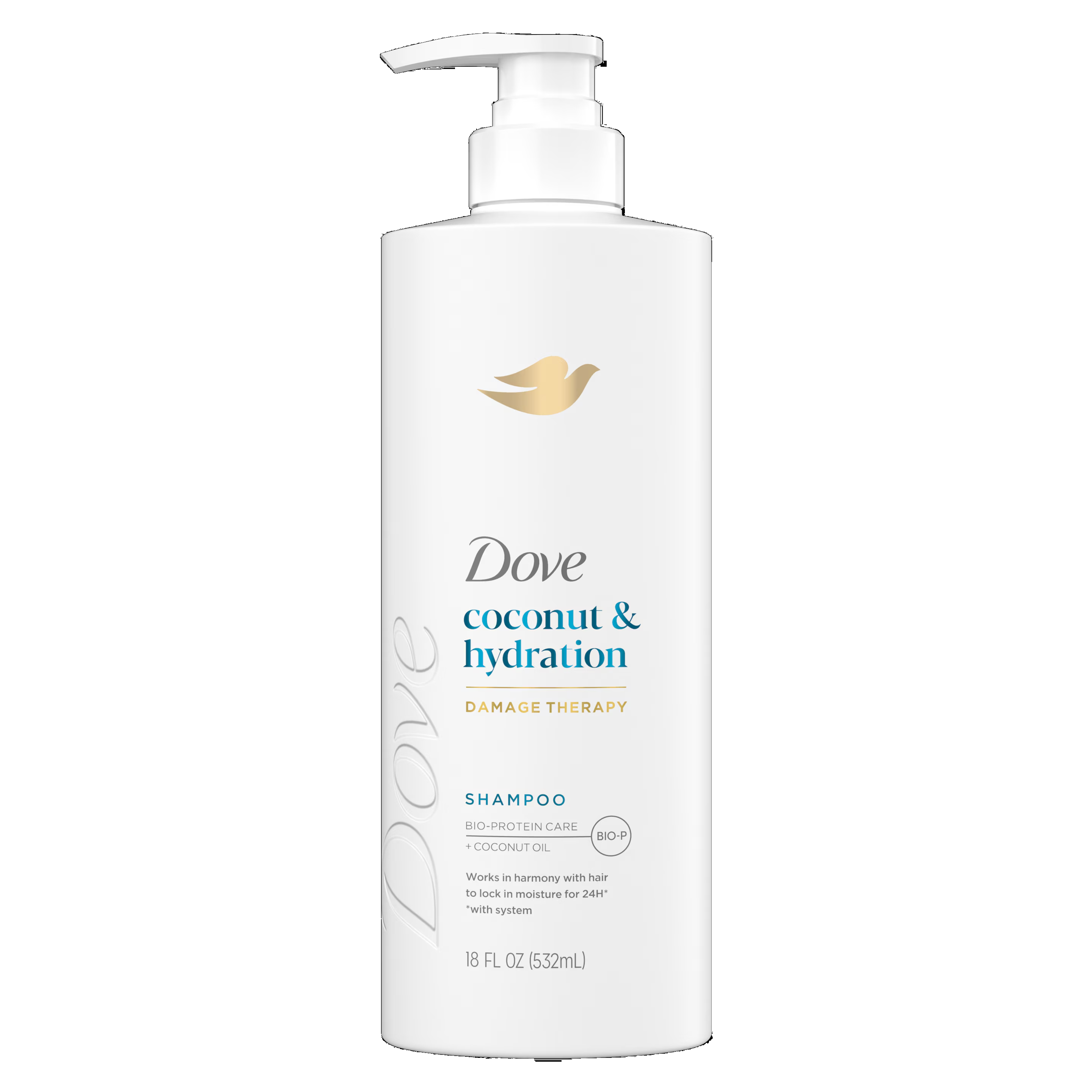 Dove | Coconut Hydration Shampoo | 532ml | Best Price in Pakistan original skincare product Pakistan مرکزی تصویر