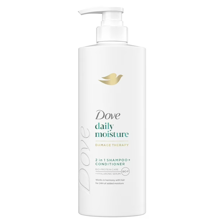 Dove | Daily Moisture 2 In 1 Shampoo | 532ml | Best Price in Pakistan original skincare product Pakistan مرکزی تصویر