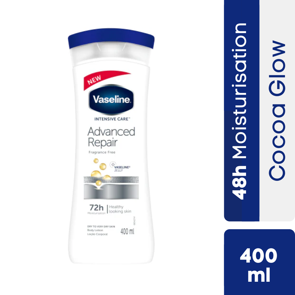 Vaseline Advanced Repair Fragrance Free Lotion | 400ml | Best Price in Pakistan original skincare product Pakistan