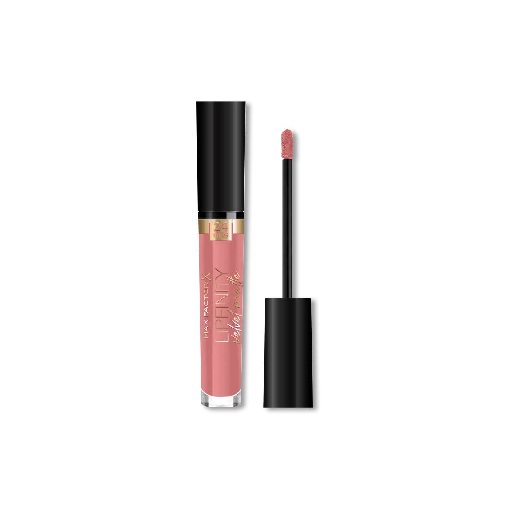 Max Factor | Lipfinity Velvet Matte 045 Posh Pink | Best Price in Pakistan original skincare product Pakistan مرکزی تصویر