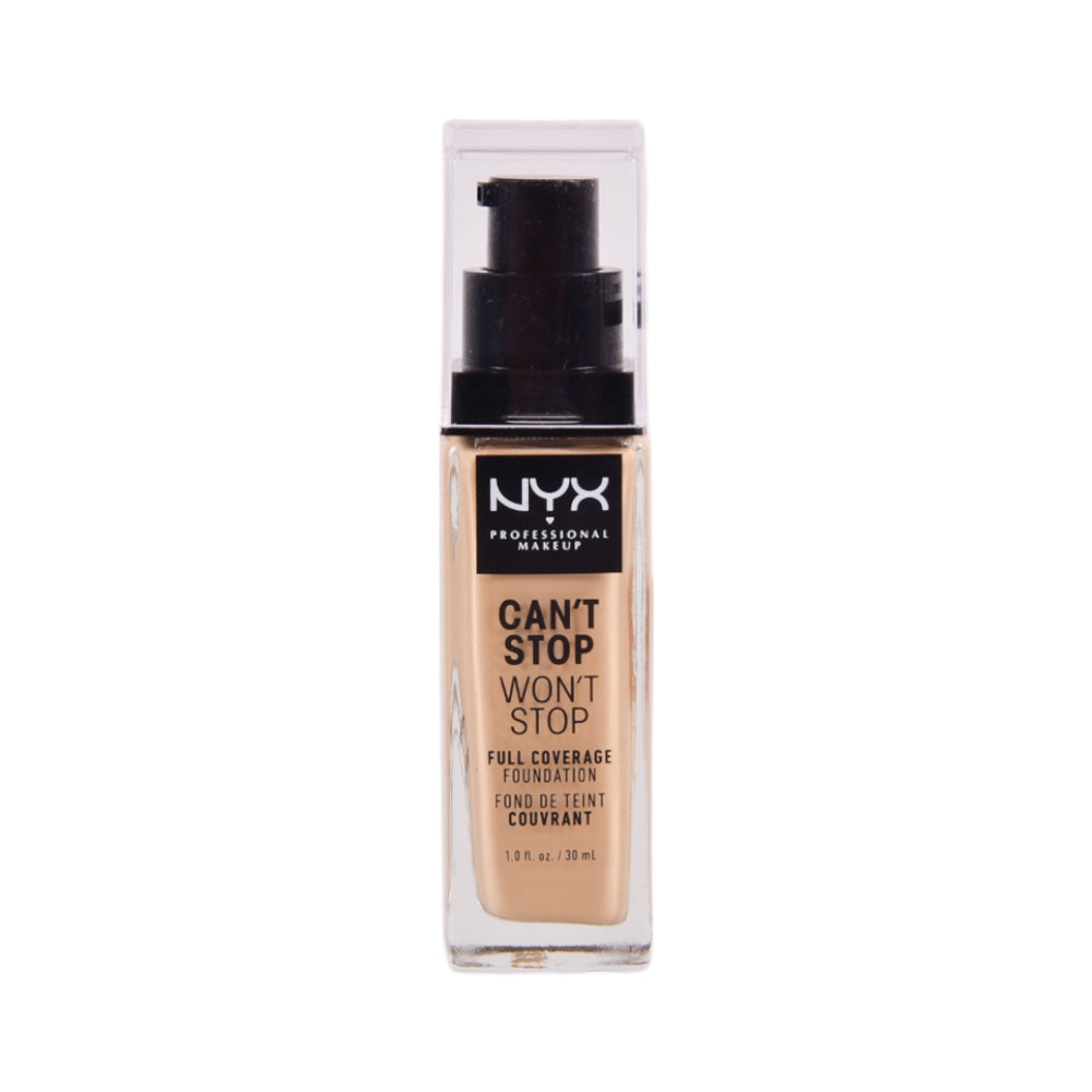 NYX CANT STOP WONT STOP FULL COVERAGE FOUNDATION NUDE 30 ML | Best Price in Pakistan original skincare product Pakistan Main image