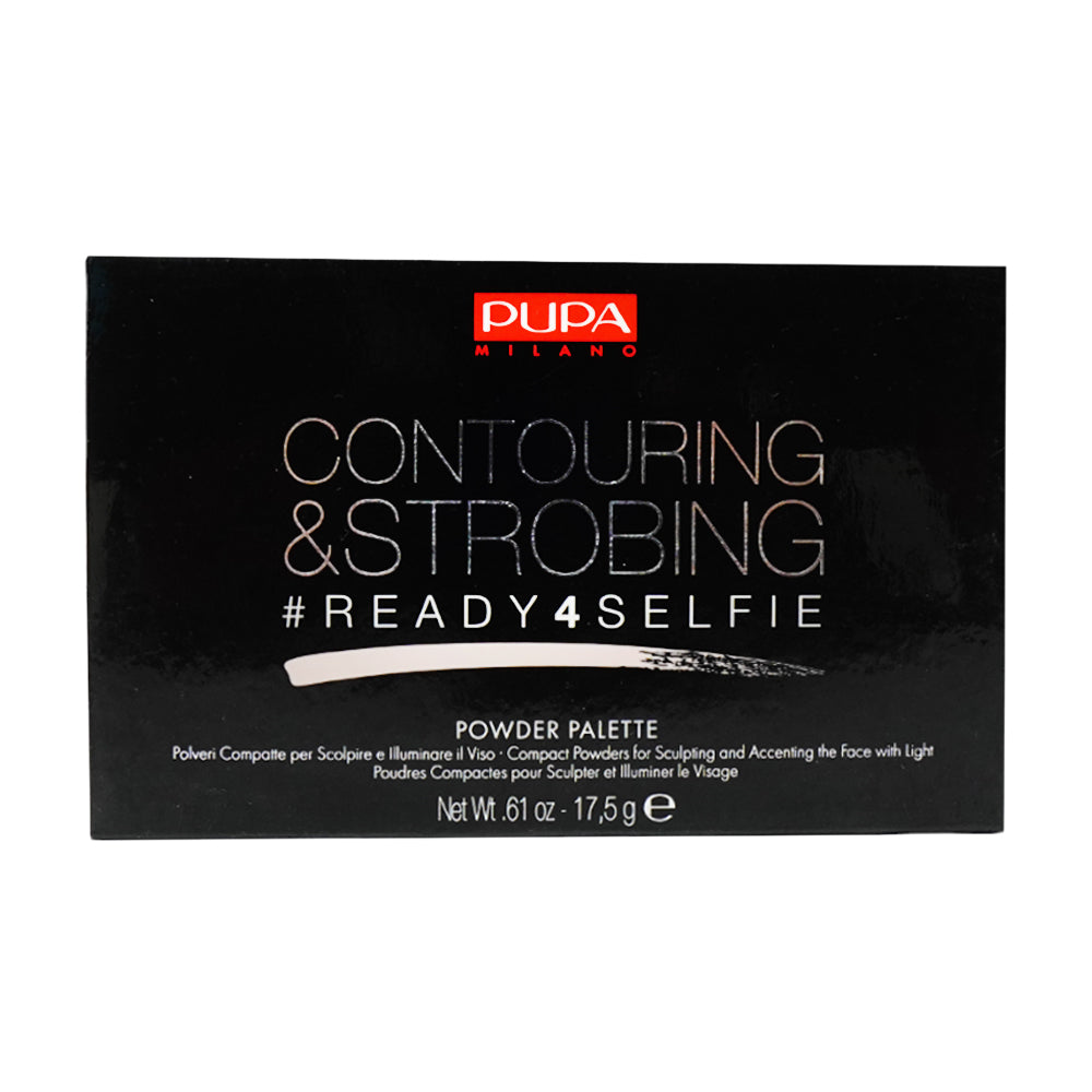 PUPA CONTOURING & STROBING PALETTE READY 4 SELFIE POWDER LIG | Best Price in Pakistan original skincare product Pakistan