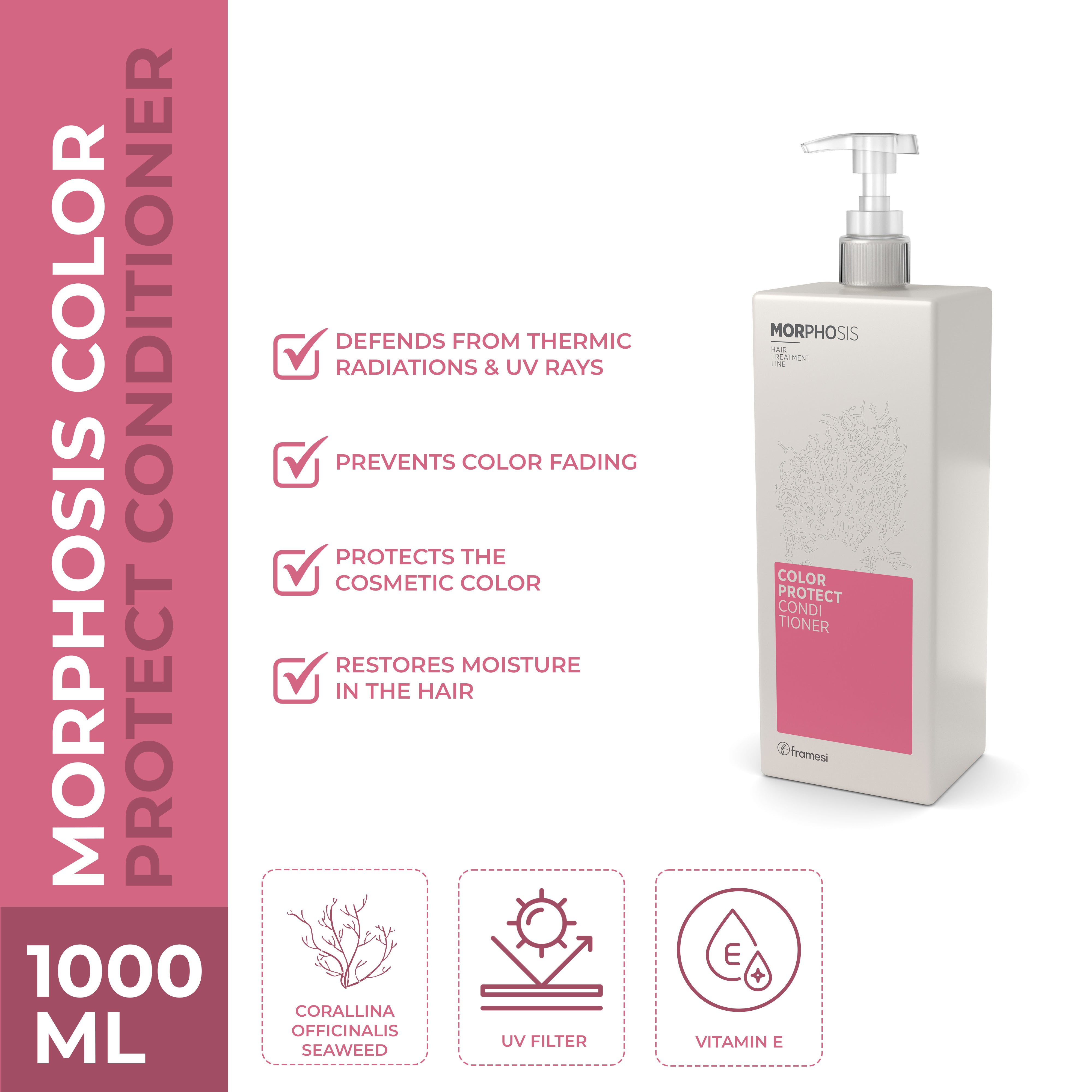 Framesi | Morphosis Color Protect Conditioner 1000 ml | Best Price in Pakistan original skincare product Pakistan مرکزی تصویر