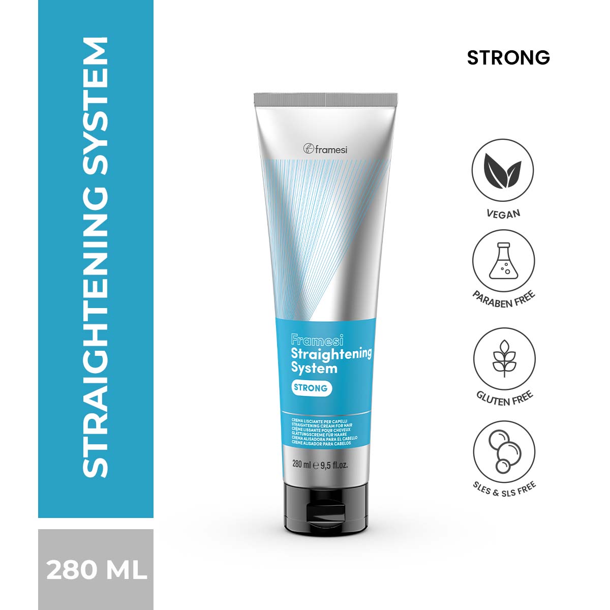Framesi | Straightening System Strong | 280ml | Best Price in Pakistan original skincare product Pakistan مرکزی تصویر