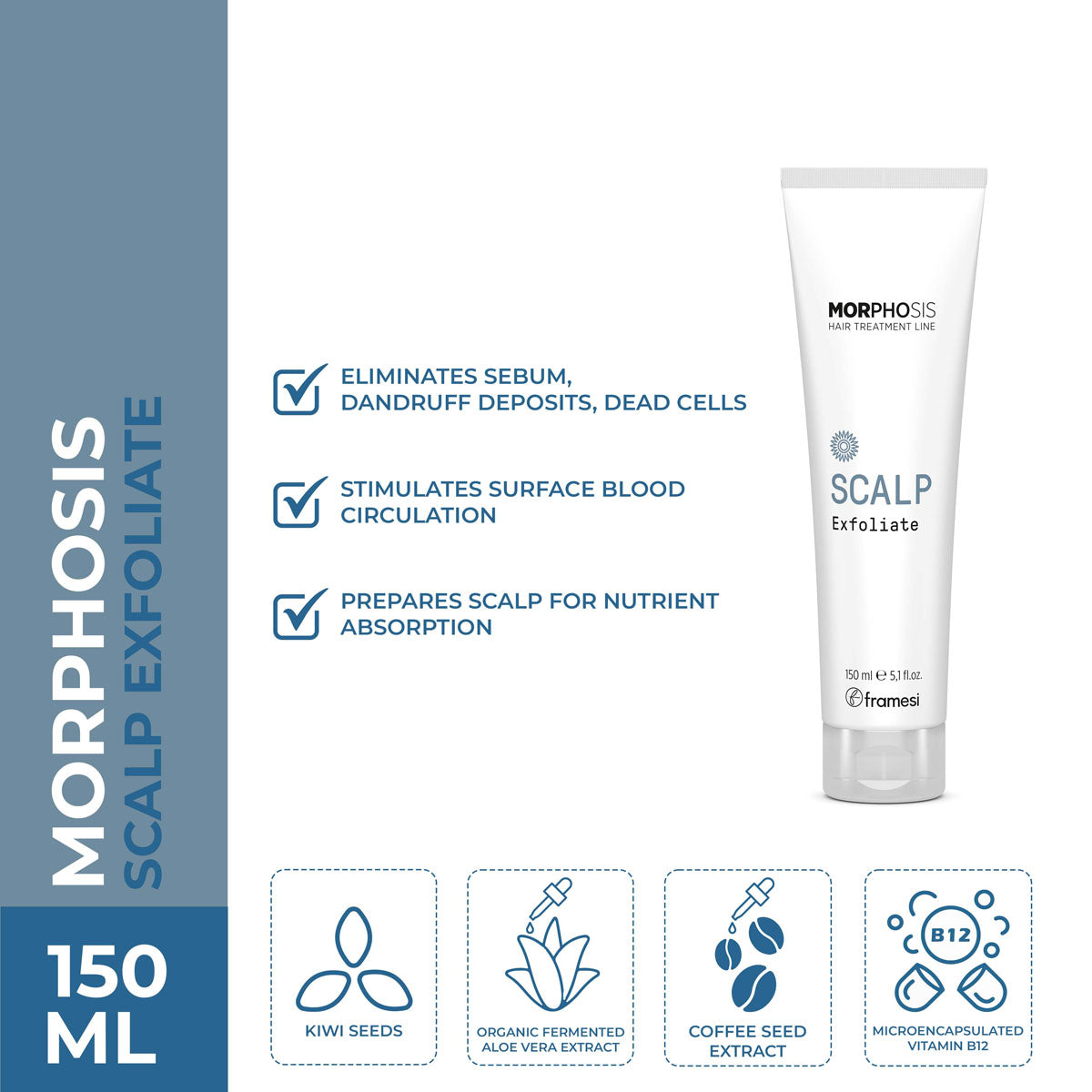 Framesi | Morphosis Scalp Exfoliate | 150ml | Best Price in Pakistan original skincare product Pakistan