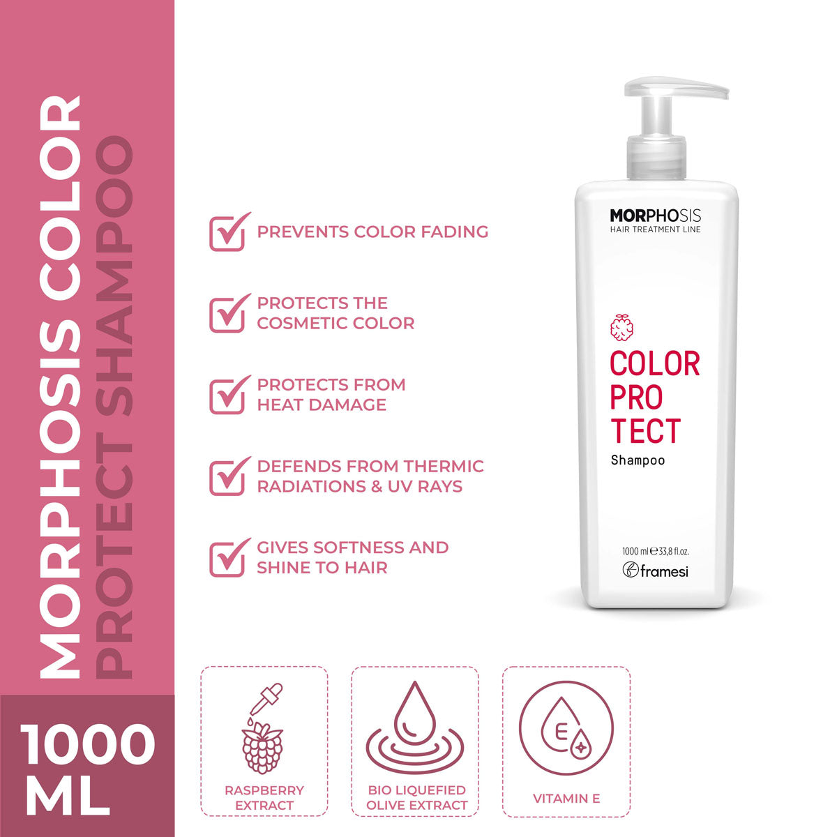 Framesi | Morphosis Color Protect Shampoo | 1000ml | Best Price in Pakistan original skincare product Pakistan