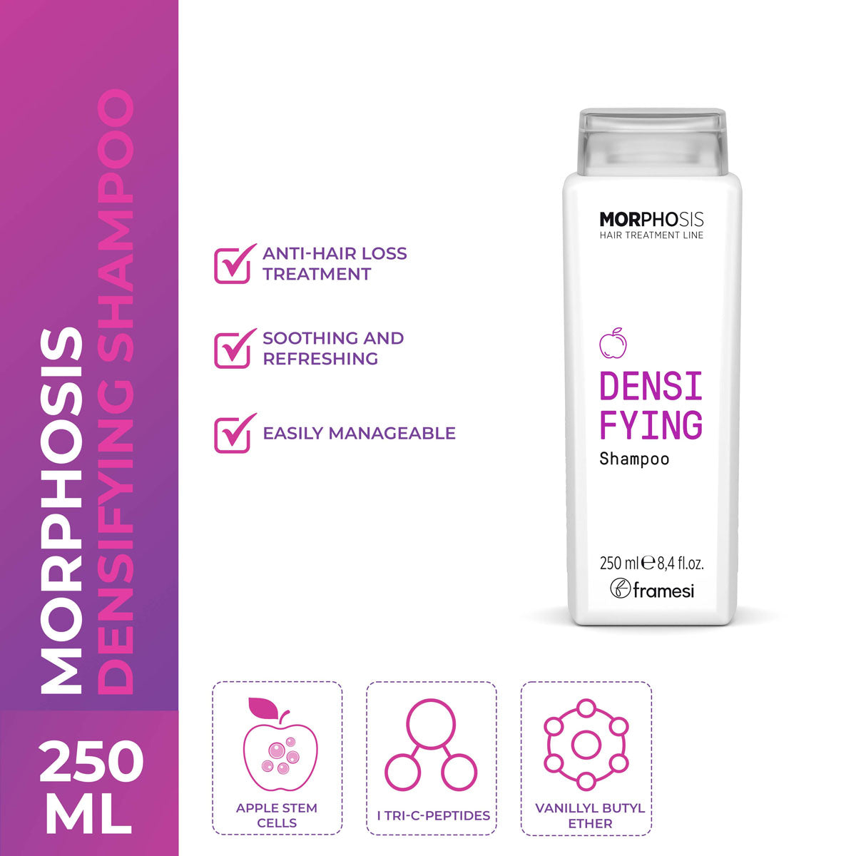 Framesi | Morphosis Densifying Shampoo | 250ml | Best Price in Pakistan original skincare product Pakistan مرکزی تصویر