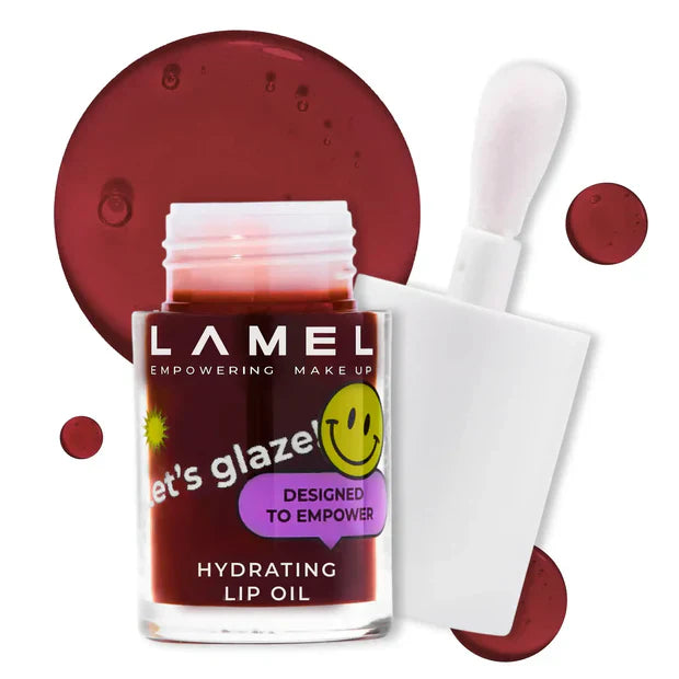 Lamel | LET`S GLAZE Moisturizing lip oil | 404 | Best Price in Pakistan original skincare product Pakistan