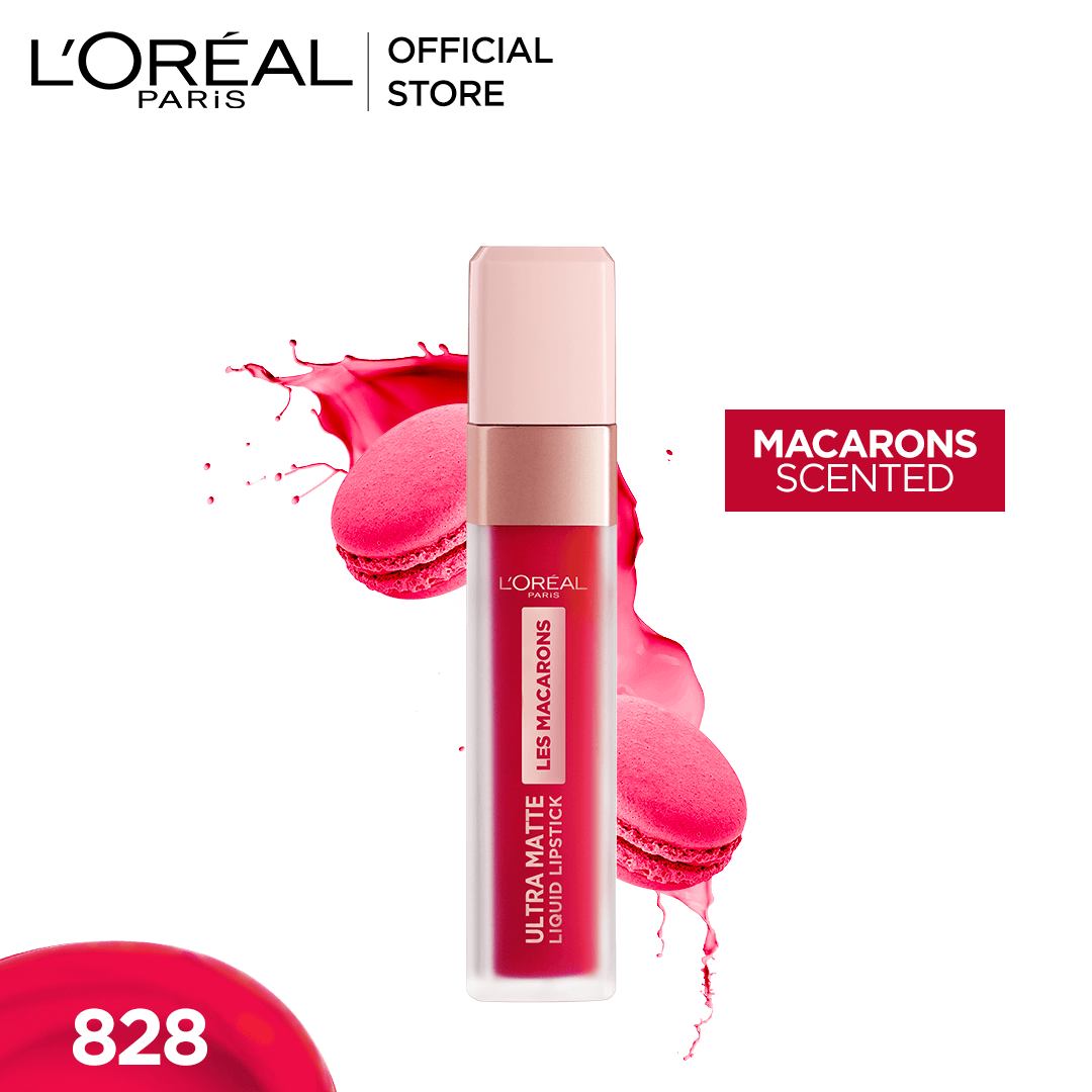 Loreal Infaillible Les Macarons Liquid Lipstick | 828 Framboise Frenzy | Best Price in Pakistan original skincare product Pakistan