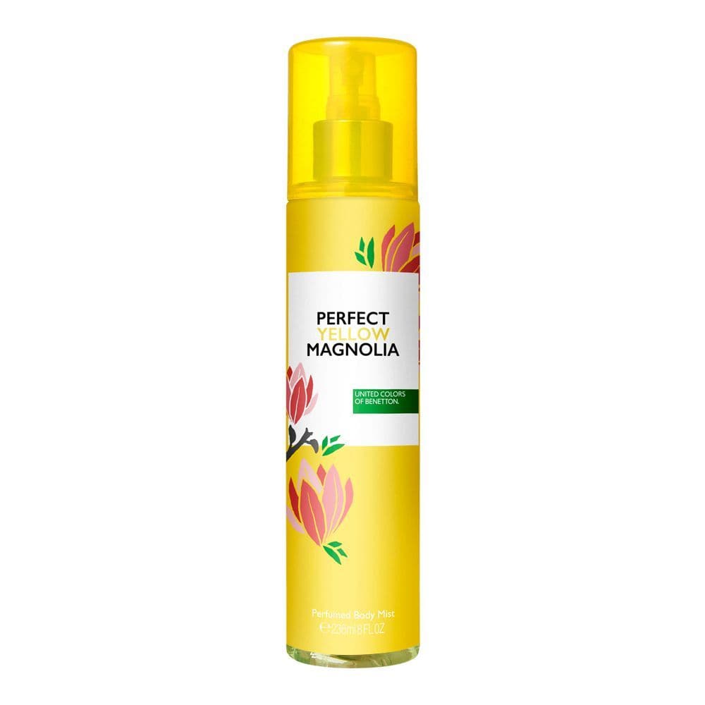 Benetton Perfect Yellow Magnolia Body Mist 236Ml | Best Price in Pakistan original skincare product Pakistan