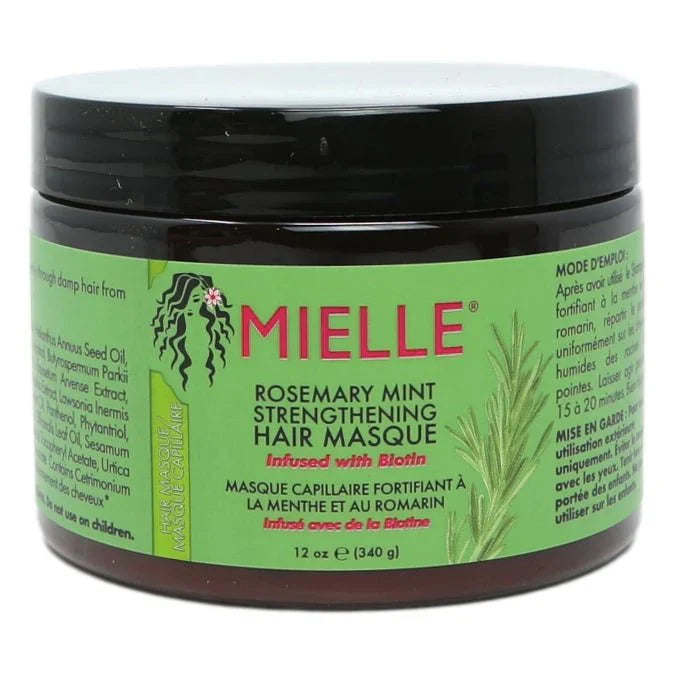 Mielle | Rosemary Mint Strengthening Hair Masque | Best Price in Pakistan original skincare product Pakistan Main image