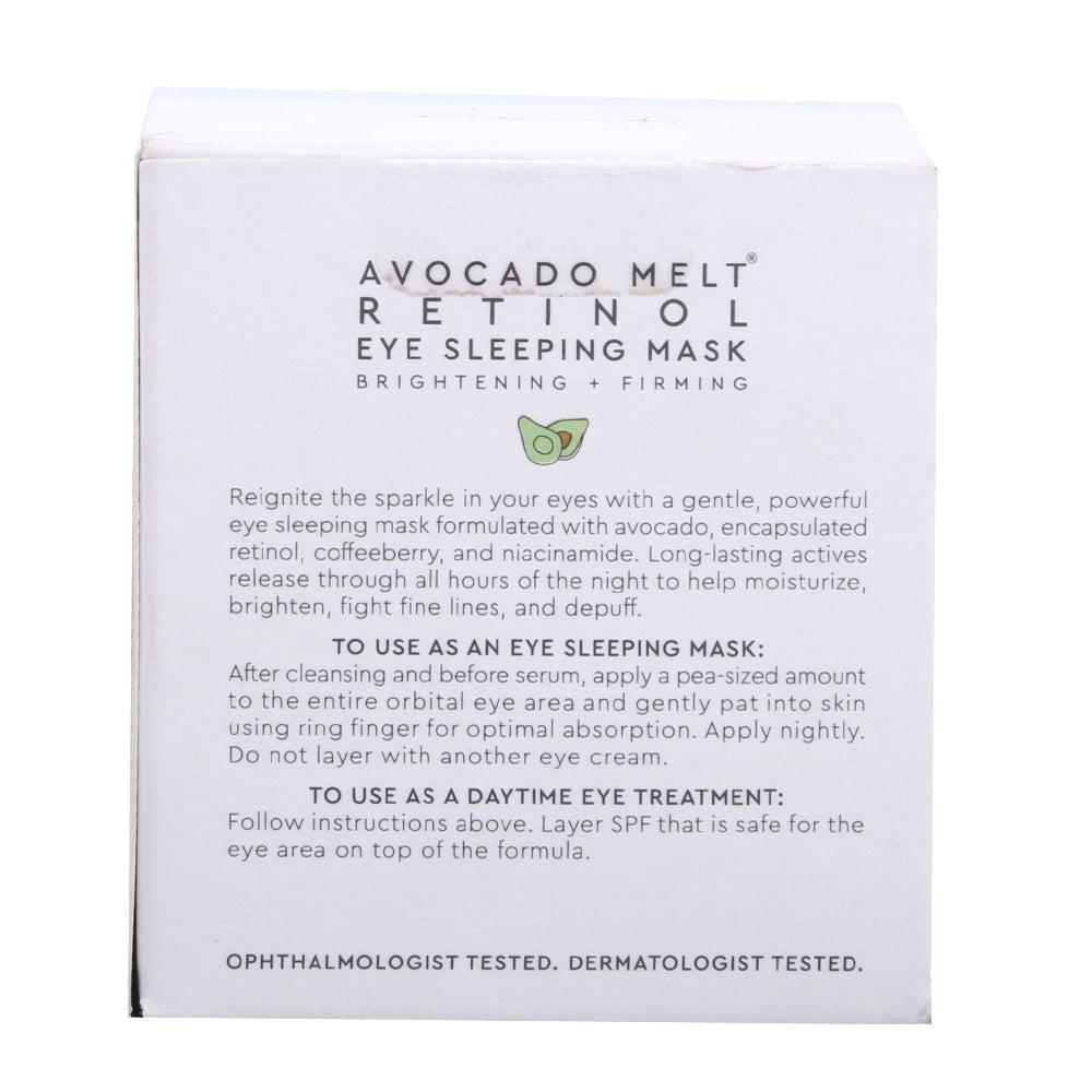 GLOW RECIPE AVOCADO MELT RETNOIL EYE SLEEPING MASK 15ML | Best Price in Pakistan original skincare product Pakistan
